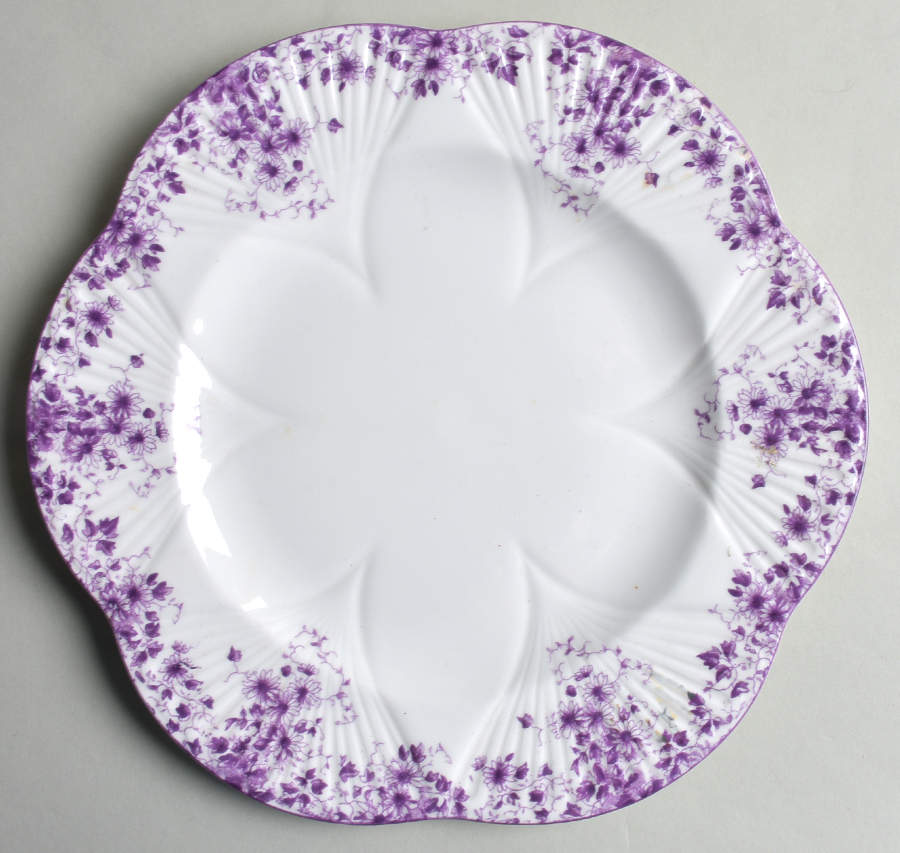 Dainty Mauve Luncheon Plate by Shelley-1