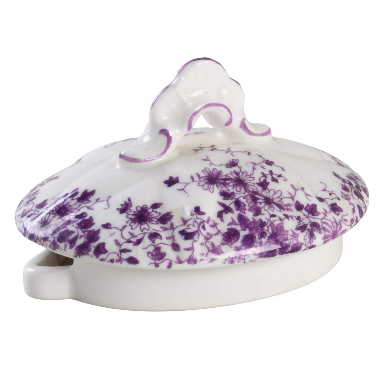 Dainty Mauve Lid for Teapot by Shelley-1
