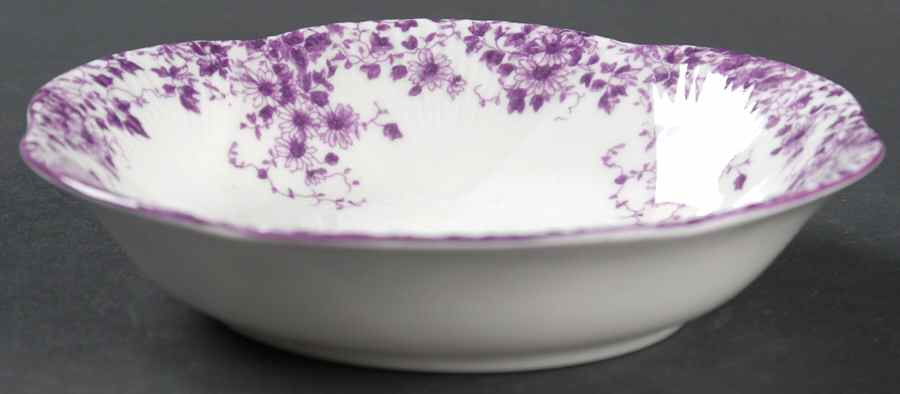 Dainty Mauve Fruit/Dessert (Sauce) Bowl by Shelley-1