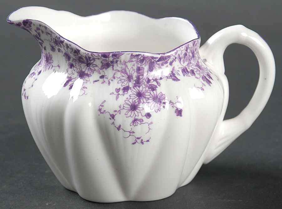 Dainty Mauve Mini Creamer by Shelley-1