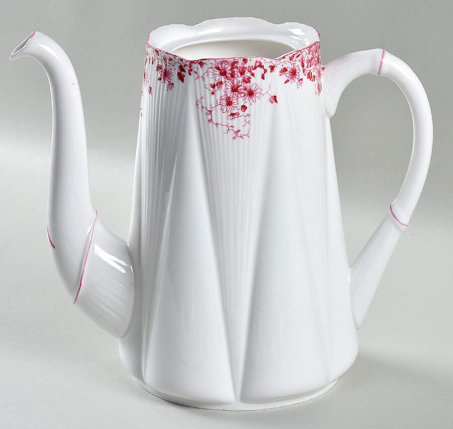 Dainty Pink Coffee Pot No Lid by Shelley-1