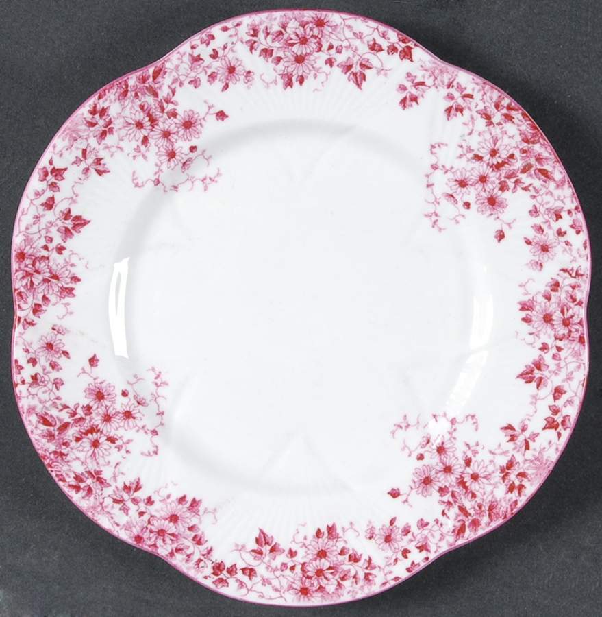 Dainty Pink Bread & Butter Plate by Shelley-1