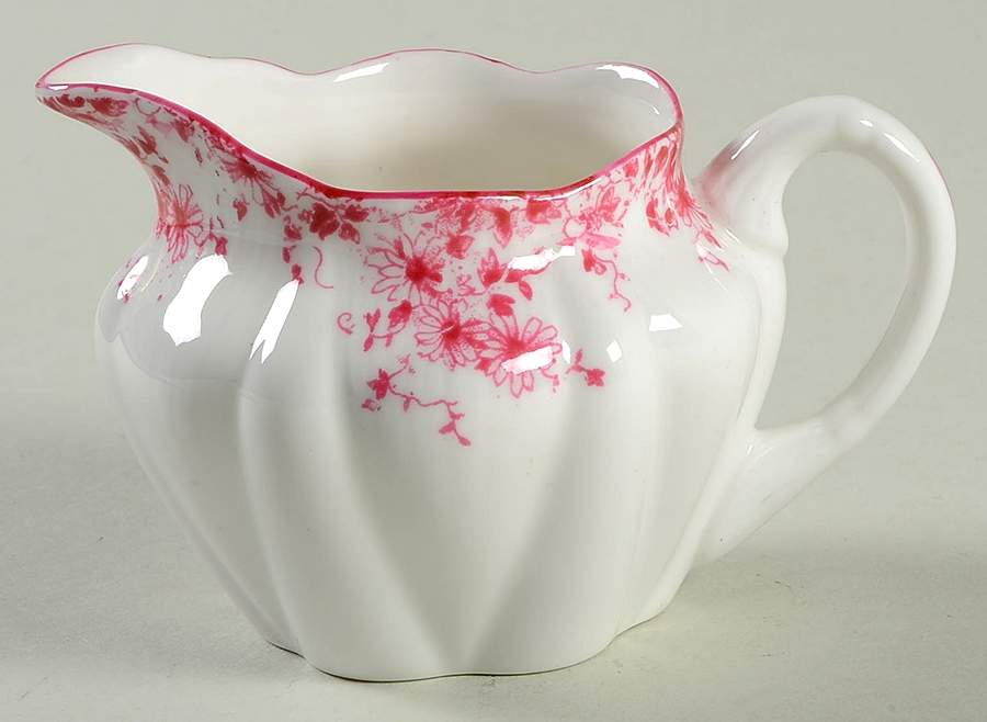 Dainty Pink Mini Creamer by Shelley-1