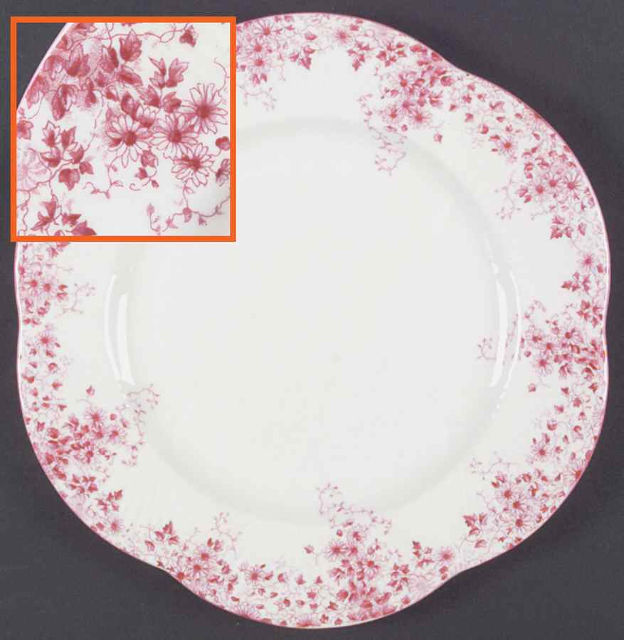 Dainty Pink Dinner Plate by Shelley-1