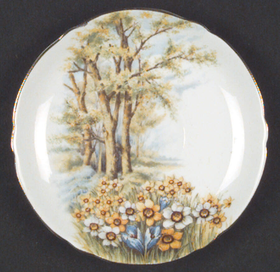 Daffodil Time Saucer by Shelley-1