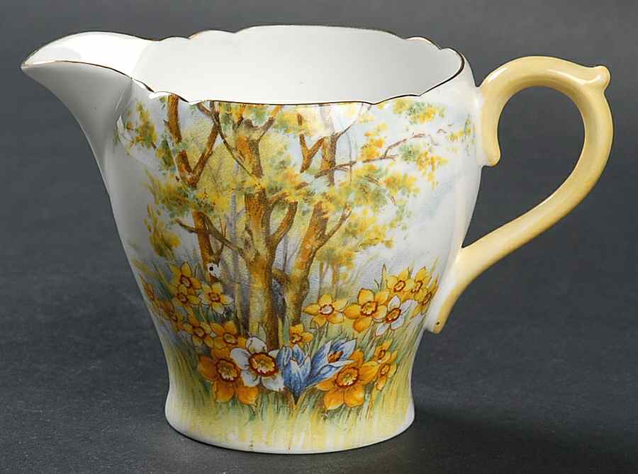 Daffodil Time Mini Creamer by Shelley-1