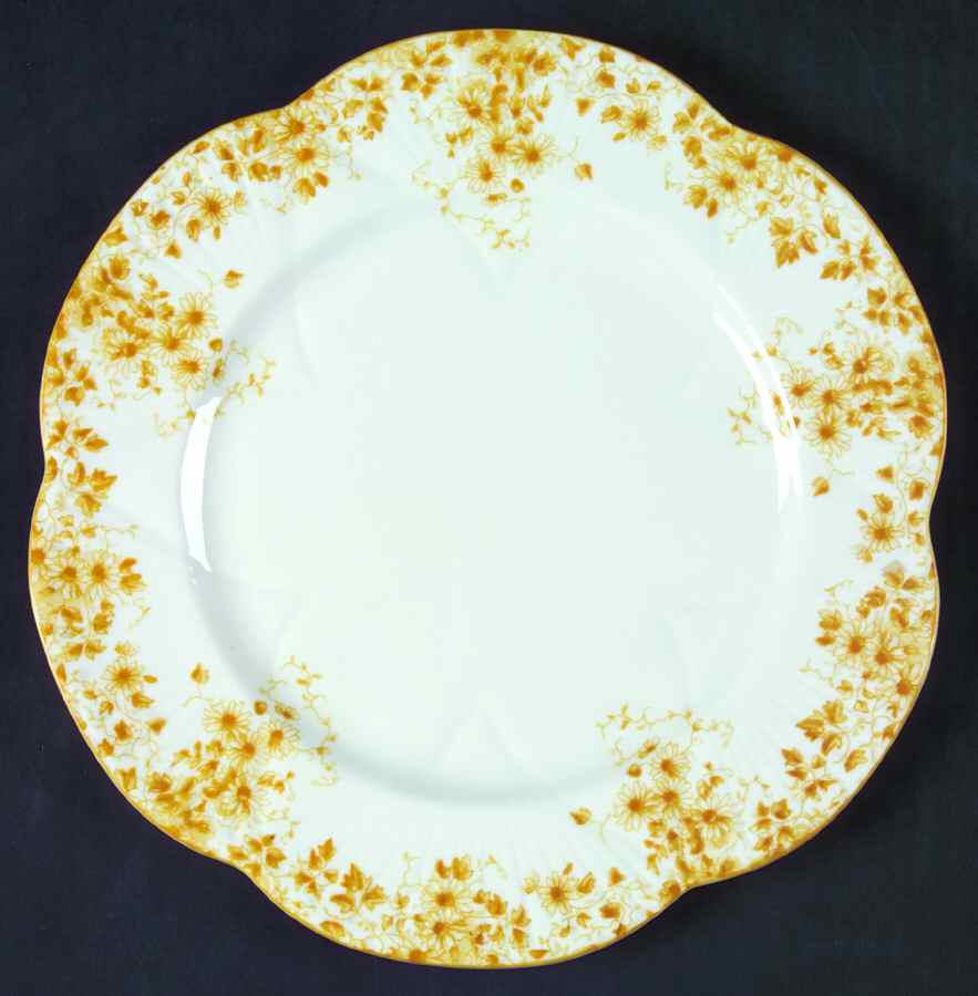 Dainty Yellow Salad Plate by Shelley-1