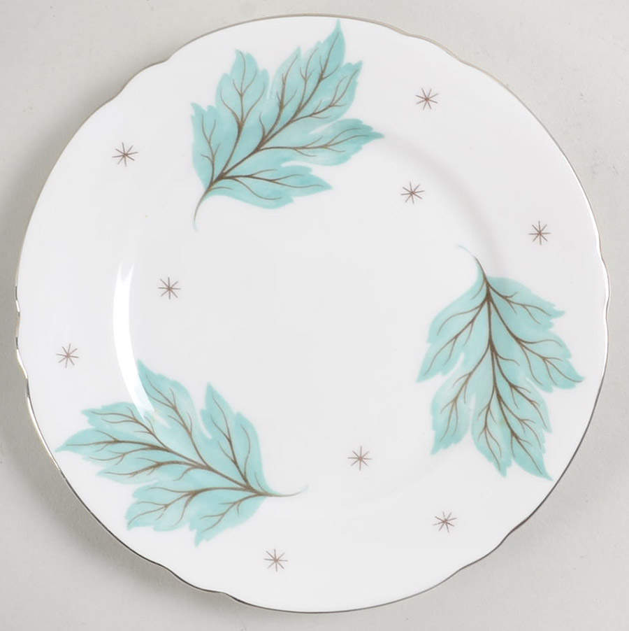 Drifting Leaves Bread & Butter Plate by Shelley-1
