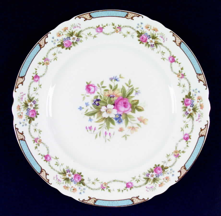 Dubarry Blue Dinner Plate by Shelley-1