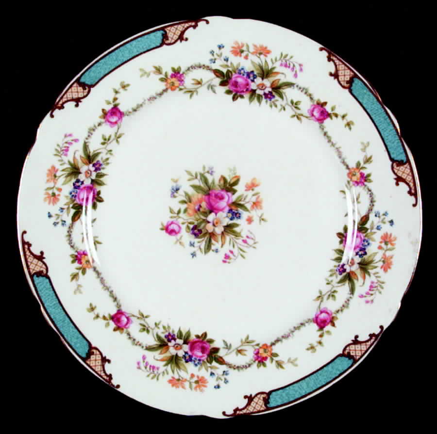 Dubarry Blue Salad Plate by Shelley-1