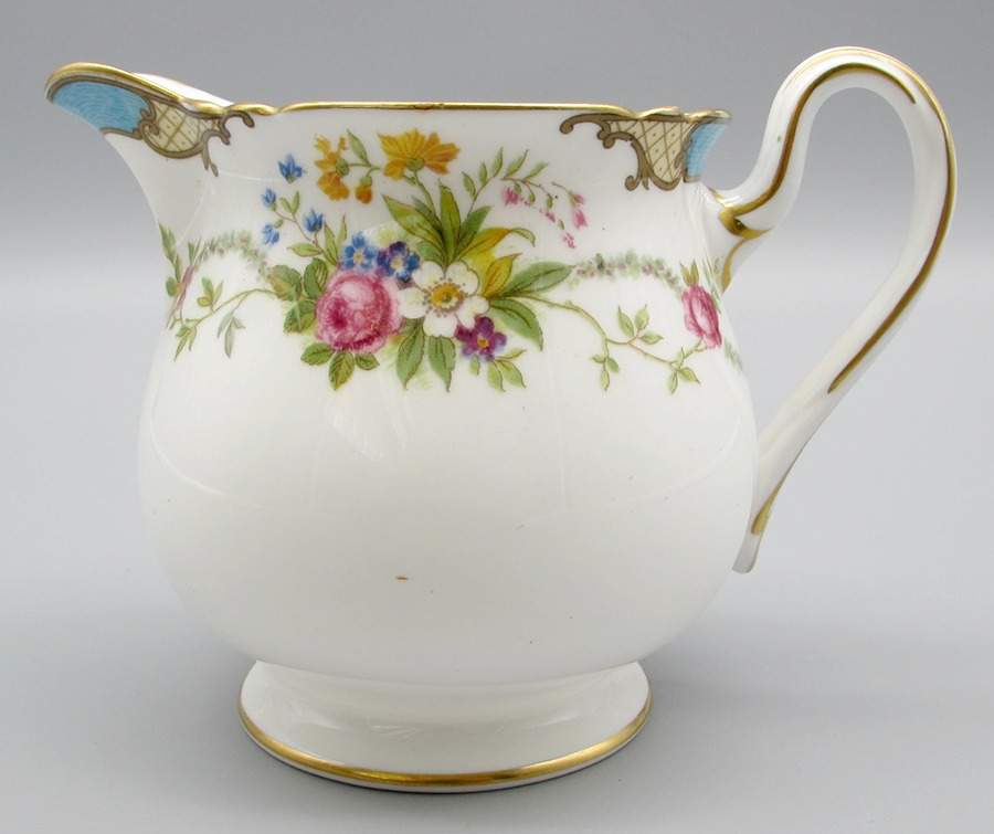 Dubarry Blue Creamer by Shelley-1