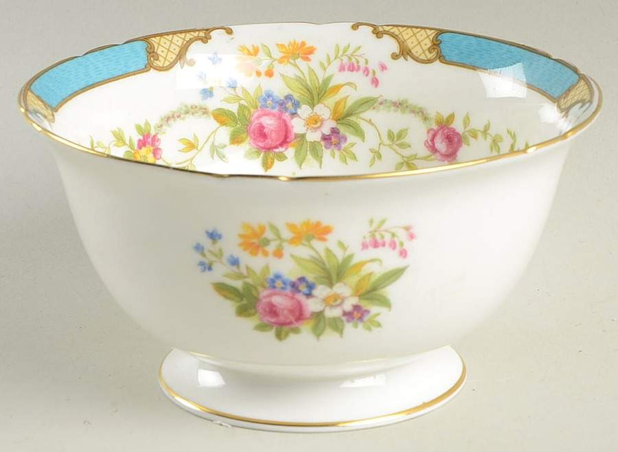 Dubarry Blue Cranberry Bowl by Shelley-1
