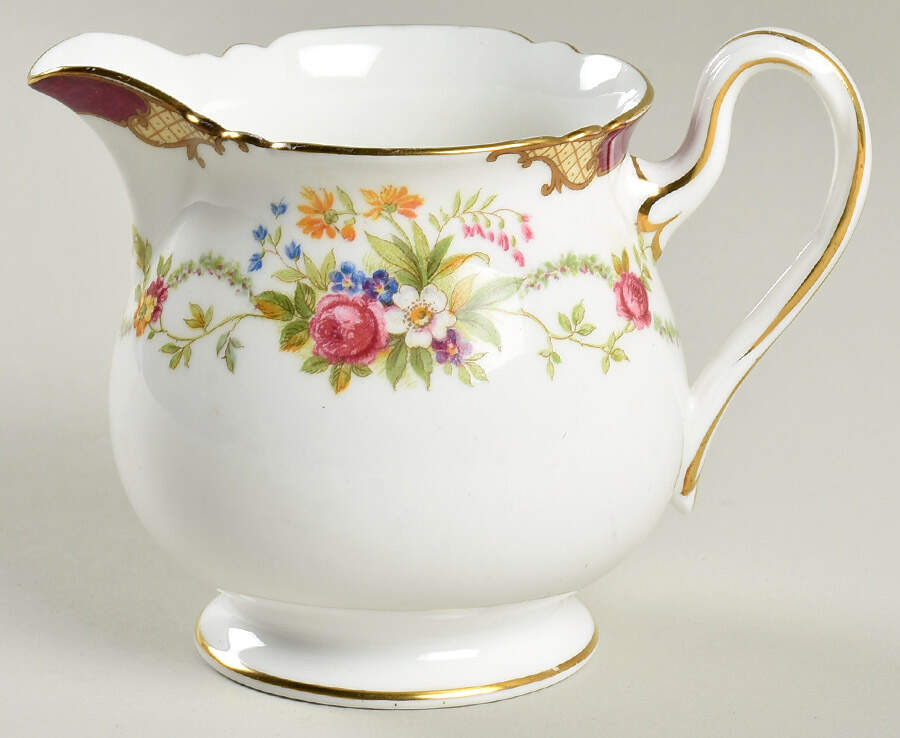 Dubarry Maroon Creamer by Shelley-1