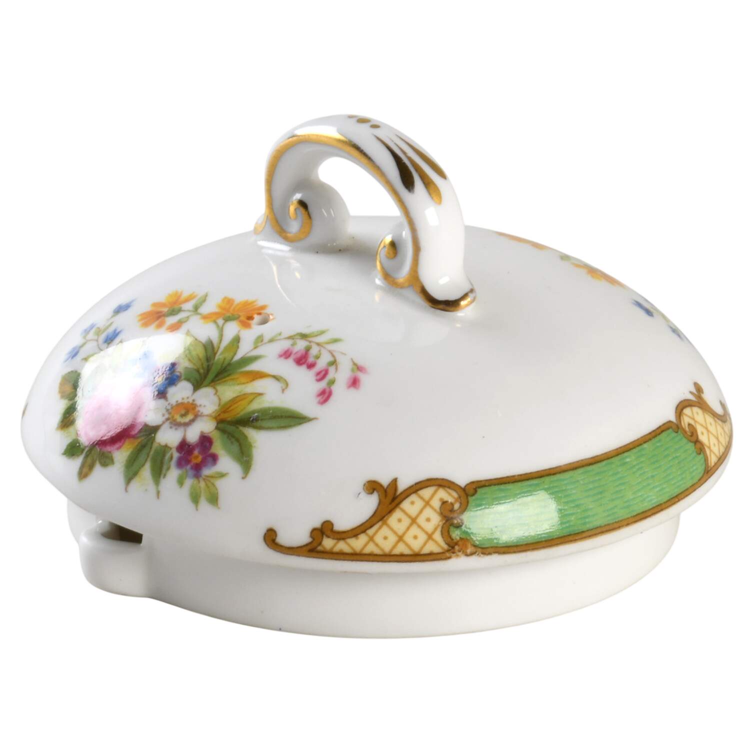 Dubarry Green Lid for Teapot by Shelley-1