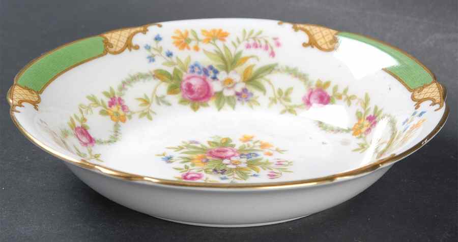 Dubarry Green Fruit/Dessert (Sauce) Bowl by Shelley-1