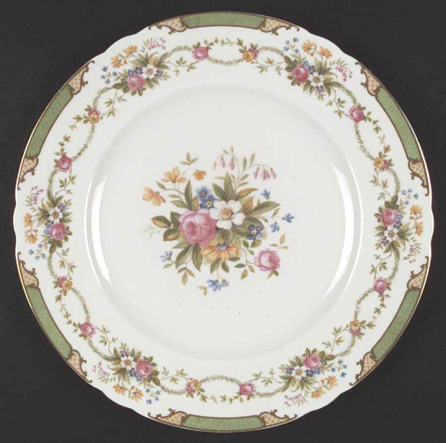 Dubarry Green Dinner Plate by Shelley-1