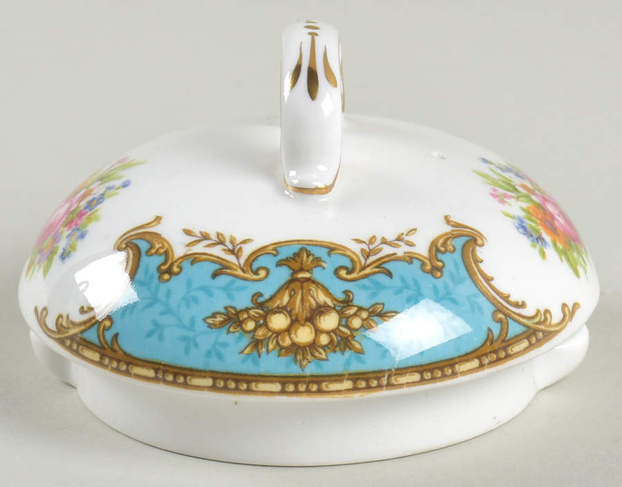 Duchess Blue Lid for Teapot by Shelley-1