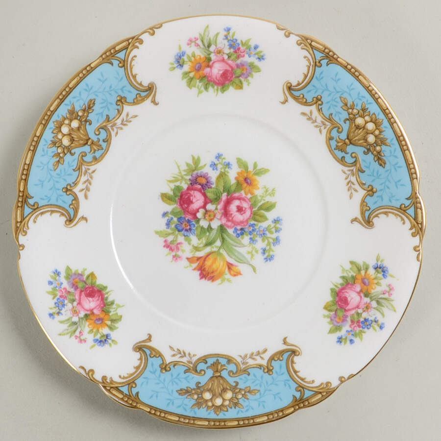 Duchess Blue Underplate for Gravy Boat by Shelley-1
