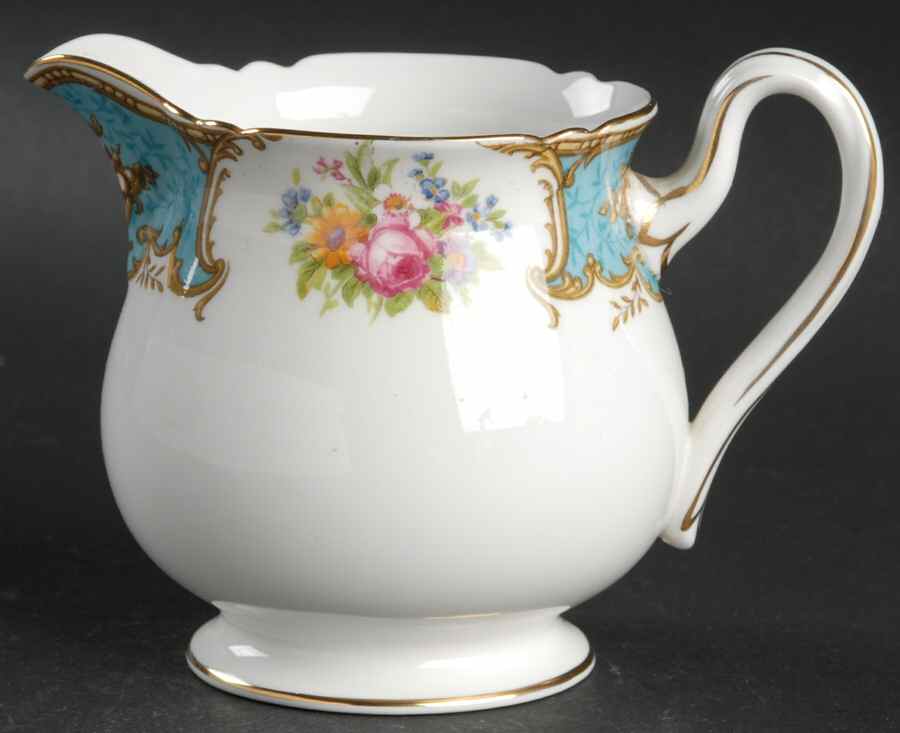 Duchess Blue Creamer by Shelley-1