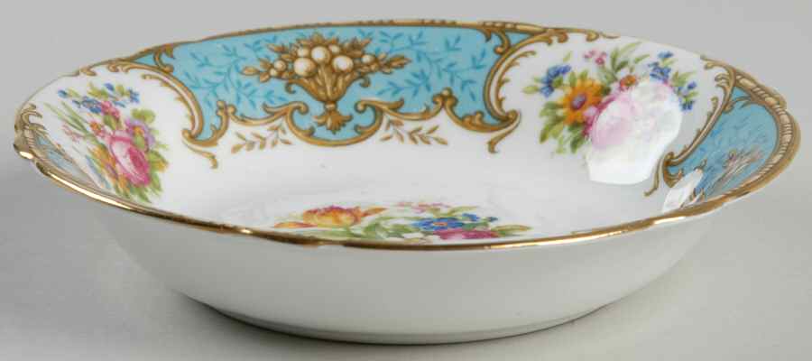 Duchess Blue Fruit/Dessert (Sauce) Bowl by Shelley-1