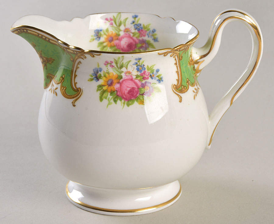 Duchess Green Creamer by Shelley-1