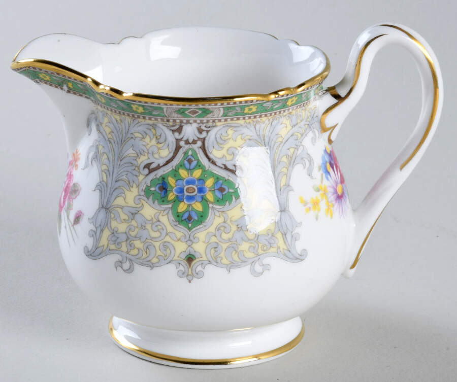 Georgian Green Mini Creamer by Shelley-1