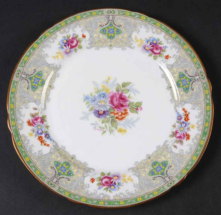 Georgian Green Salad Plate by Shelley-1