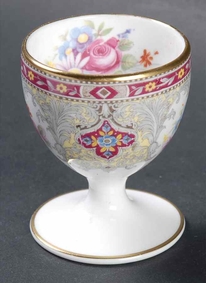 Georgian Red Single Egg Cup by Shelley-1