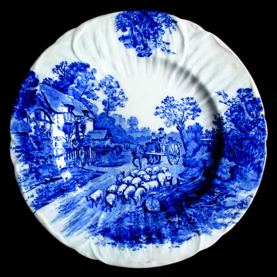 Glorious Devon Dinner Plate by Shelley-1