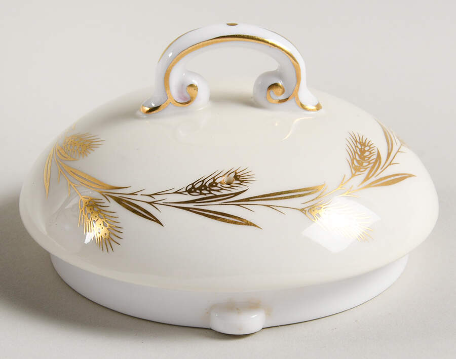 Golden Harvest Lid for Teapot by Shelley-1