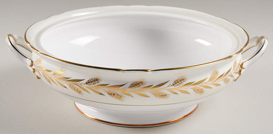 Golden Harvest Round Vegetable No Lid by Shelley-1