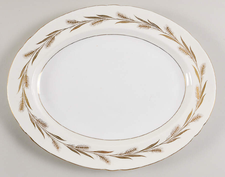 Golden Harvest 12" Oval Serving Platter by Shelley-1