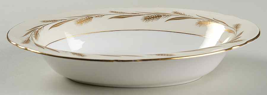 Golden Harvest 10" Oval Vegetable Bowl by Shelley-1