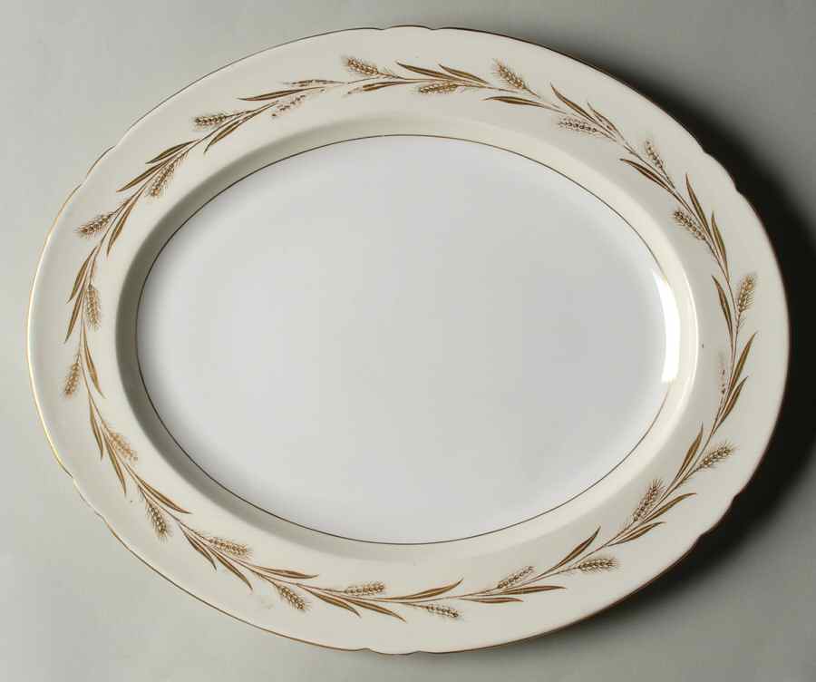 Golden Harvest 15" Oval Serving Platter by Shelley-1