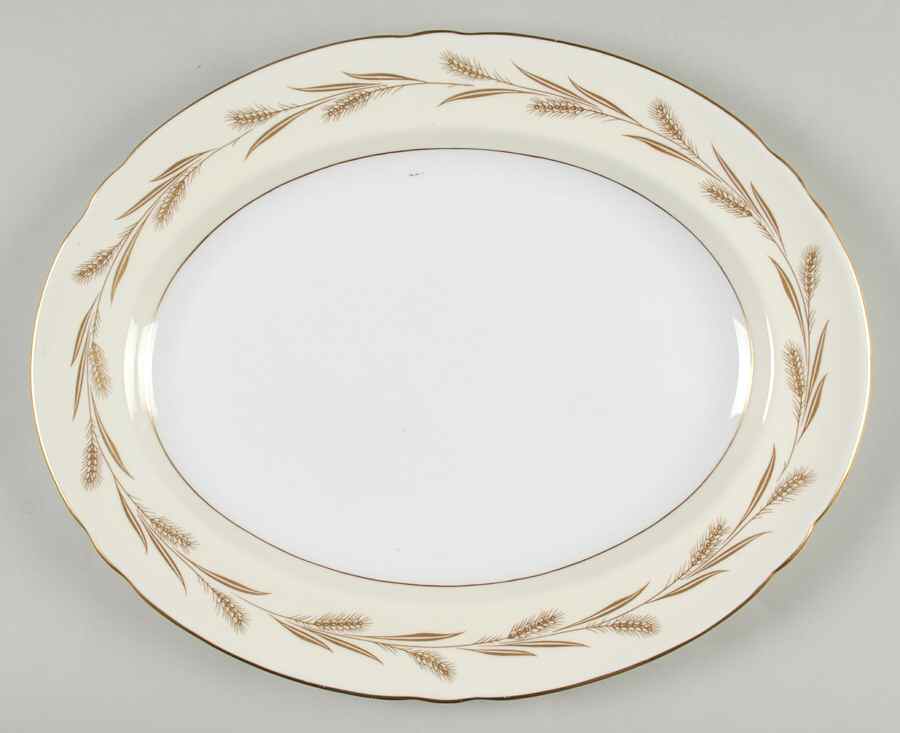 Golden Harvest 13" Oval Serving Platter by Shelley-1