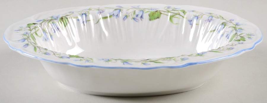 Harebell (Dainty) 9" Oval Vegetable Bowl by Shelley-1