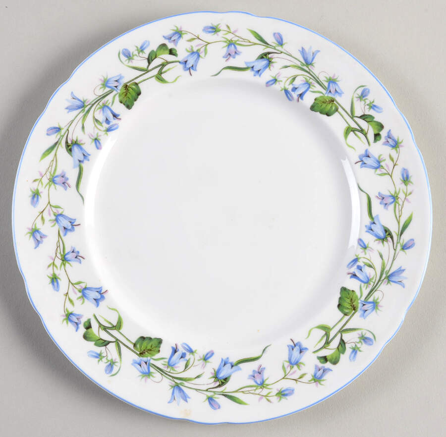 Harebell (Gainsborough) Salad Plate by Shelley-1