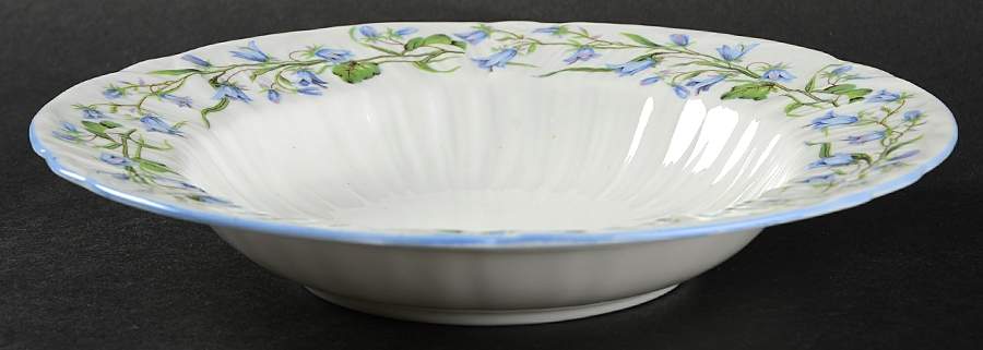 Harebell (Oleander) Rim Soup Bowl by Shelley-1