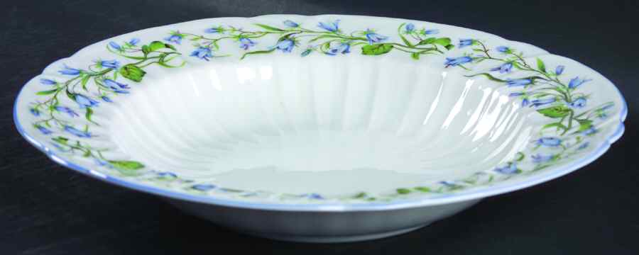 Harebell (Oleander) Large Rim Soup Bowl by Shelley-1