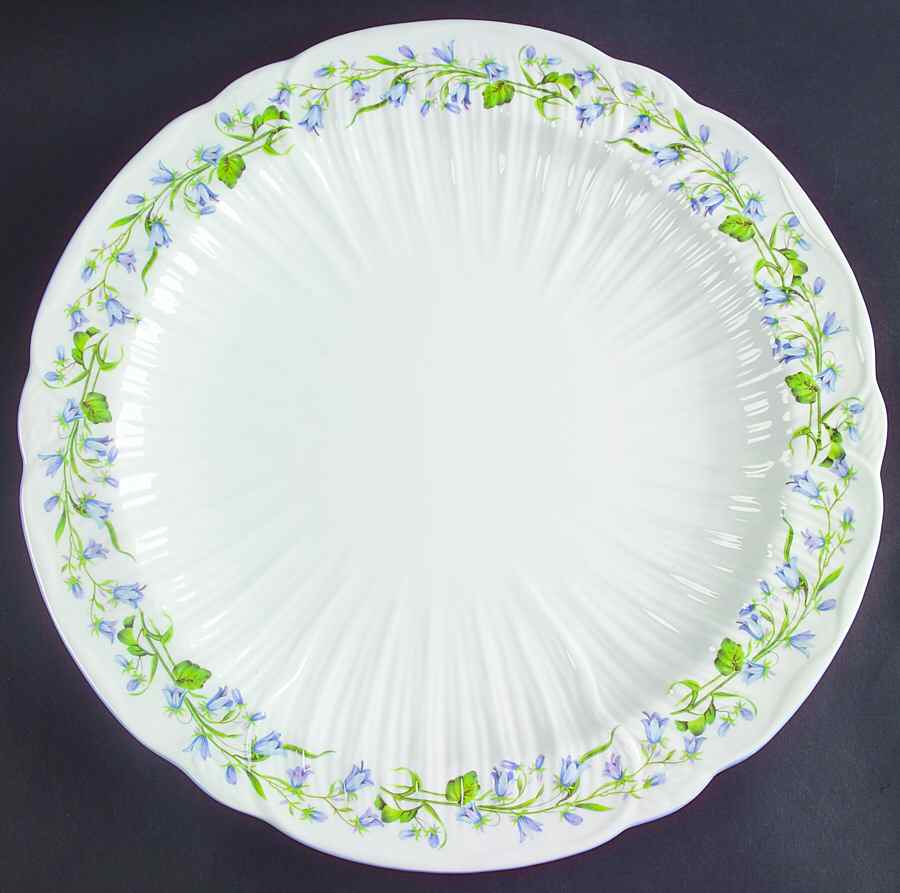 Harebell (Oleander) 13" Chop Plate (Round Platter) by Shelley-1