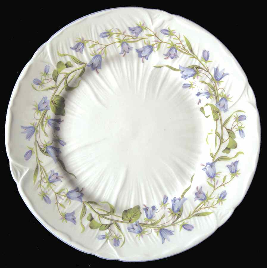 Harebell (Oleander) Bread & Butter Plate by Shelley-1