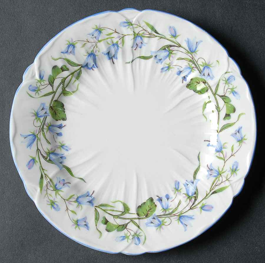 Harebell (Oleander) Bread & Butter Plate by Shelley-1