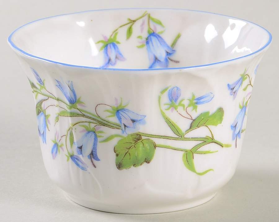Harebell (Oleander) Mini Open Sugar Bowl by Shelley-1