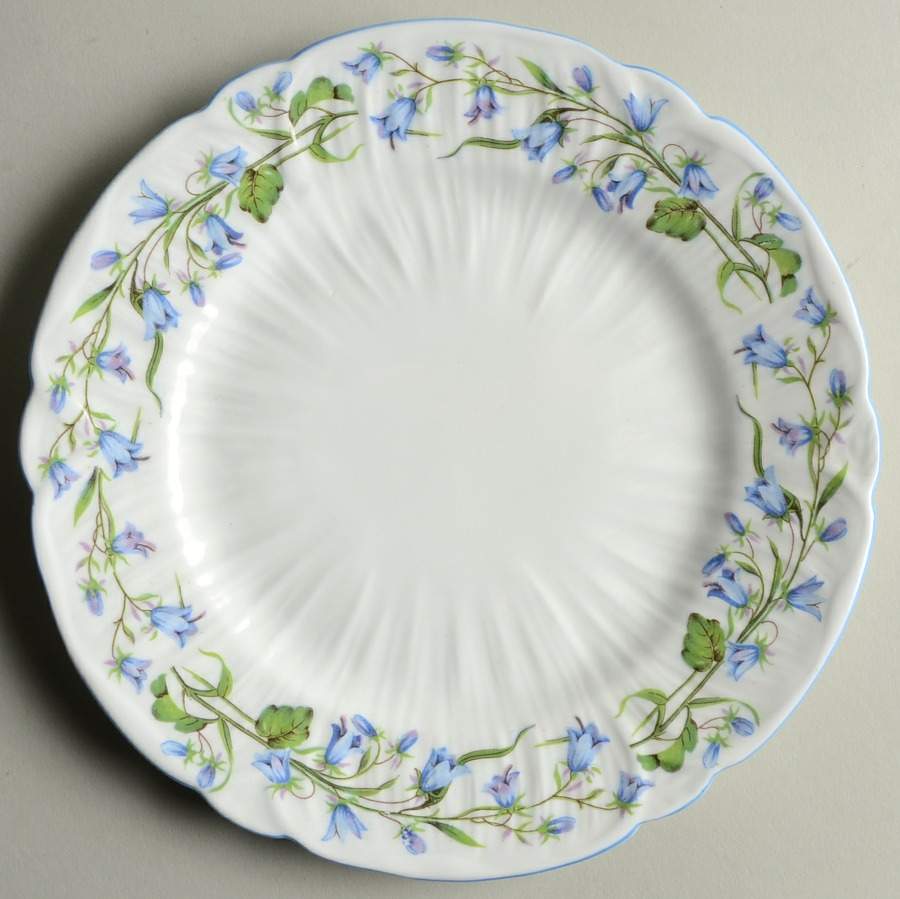 Harebell (Oleander) Salad Plate by Shelley-1