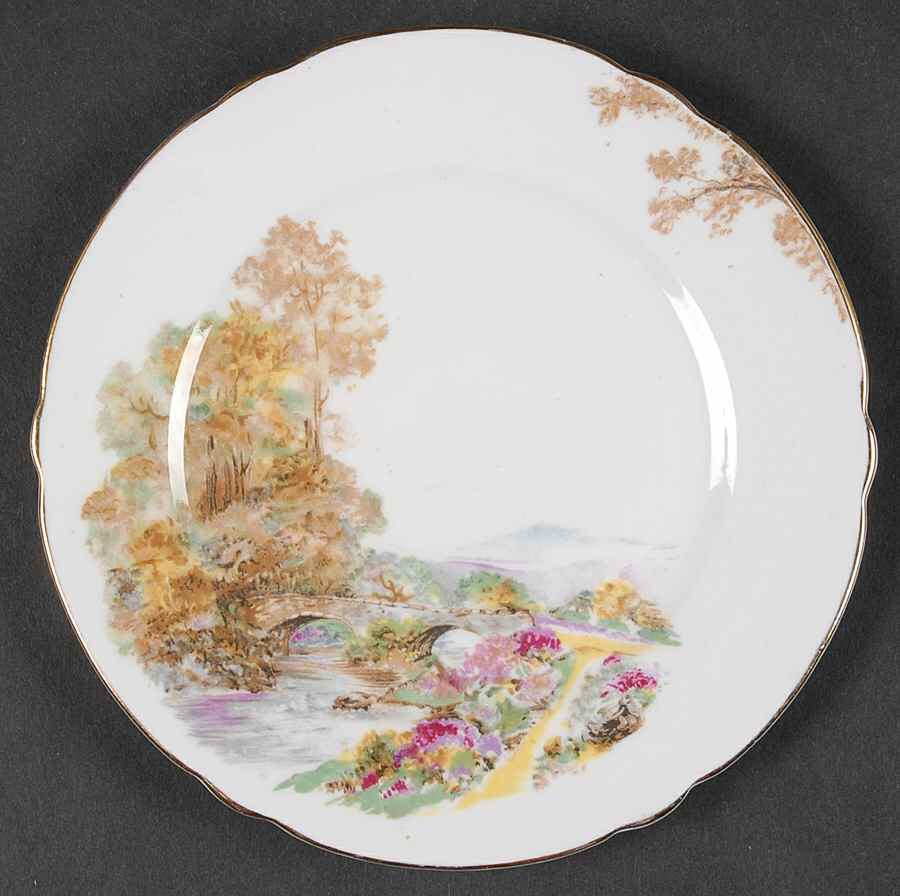 Heather (Gainsborough) Bread & Butter Plate by Shelley-1