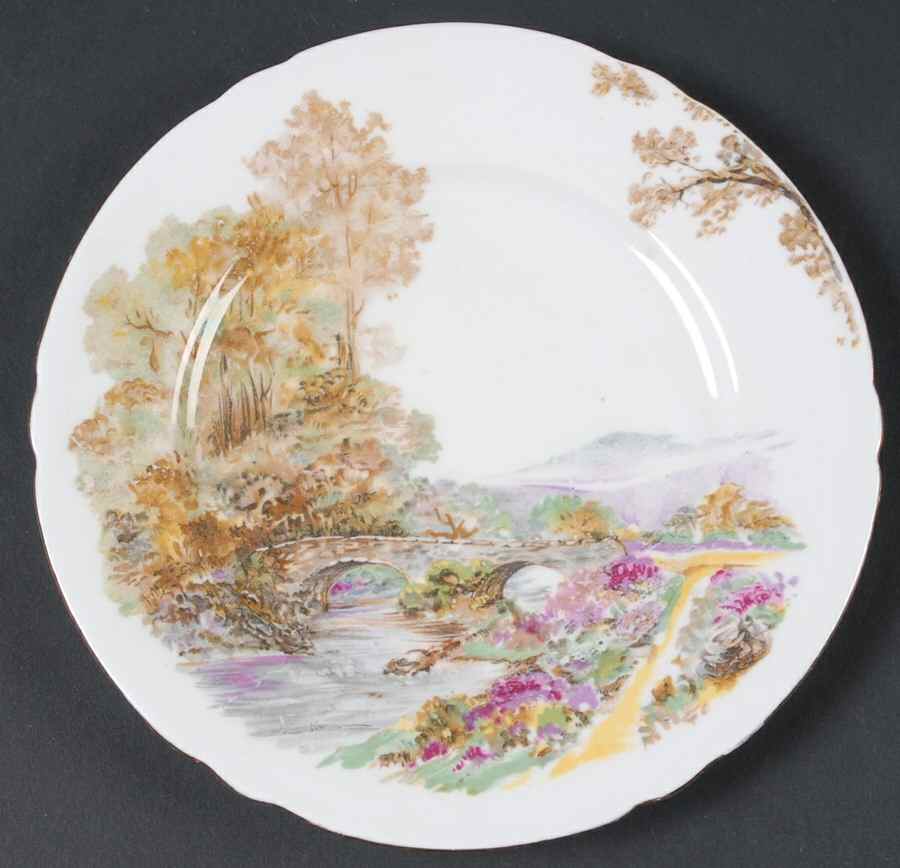 Heather (Gainsborough) Dessert/Pie Plate by Shelley-1