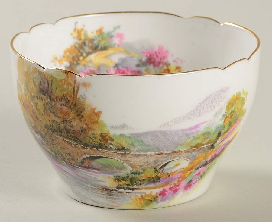 Heather (Gainsborough) Mini Open Sugar Bowl by Shelley-1