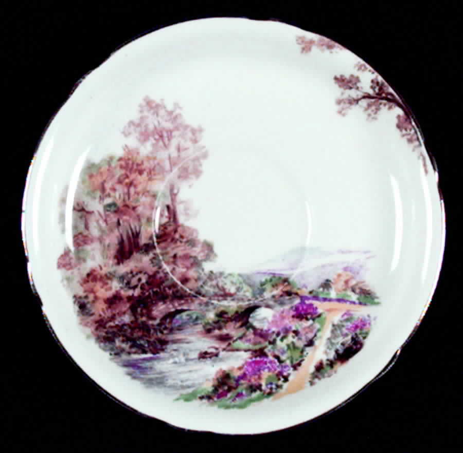 Heather (Gainsborough) Saucer by Shelley-1