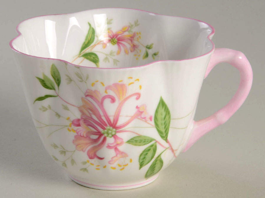 Honeysuckle Flat Cup by Shelley-1