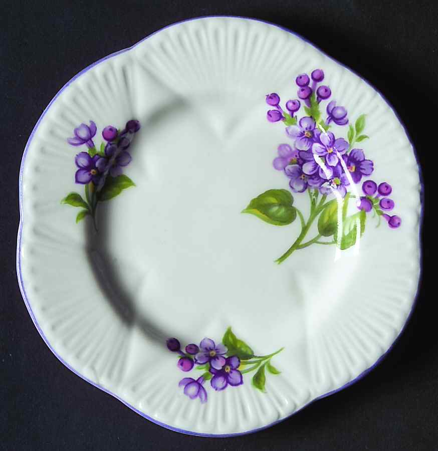 Lilac Time Butter Pat by Shelley-1